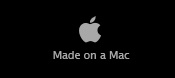 Créé sur un Mac