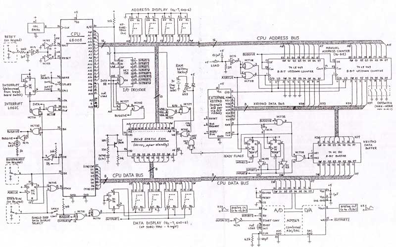 schematic microcomputer